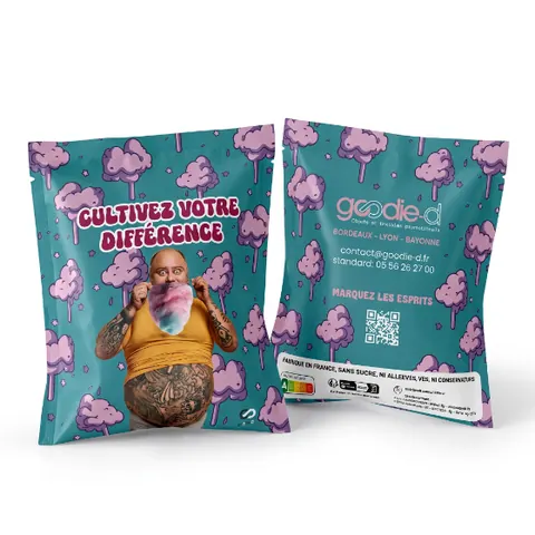 Sachet de goodies comestibles personnalisé Goodie-d, objets promotionnels
