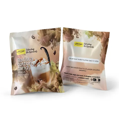 Sachet de goodies comestibles personnalisé Prova, vanilla macchiato