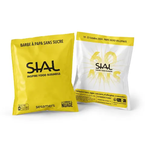 Sachet de goodies comestibles personnalisé SIAL, paris nord villepinte