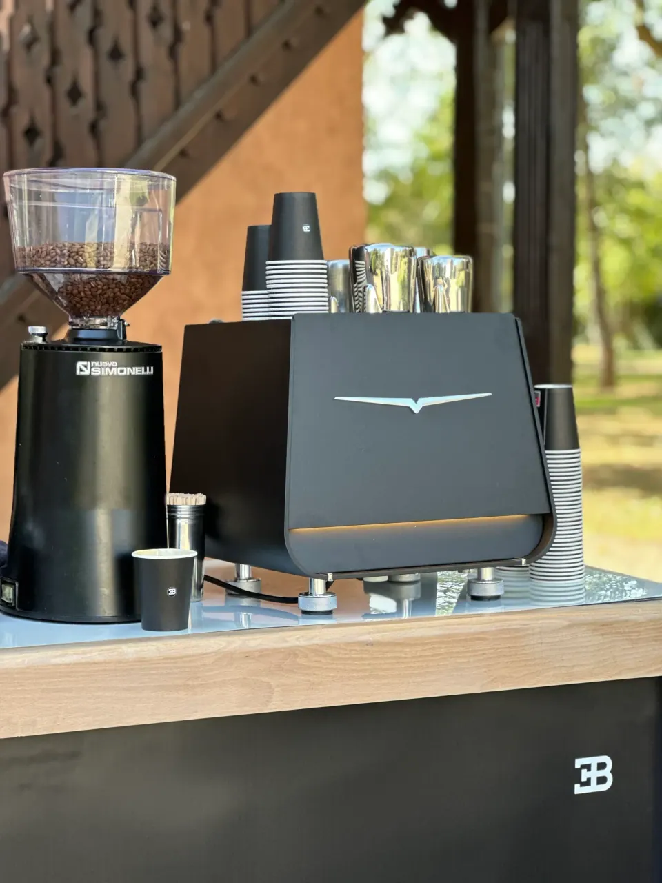 Machine à café brandée Bugatti, Château Bugatti, Molsheim