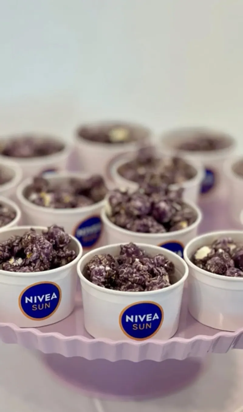 Activation PopComedy pour Nivea Sun : cups marquées